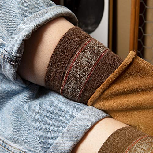 American Mammoth Alpaca Wool Socks Nordic 2Pairs for Women - Comfortable & Warm Winter | Ultra Durable BDCH 6