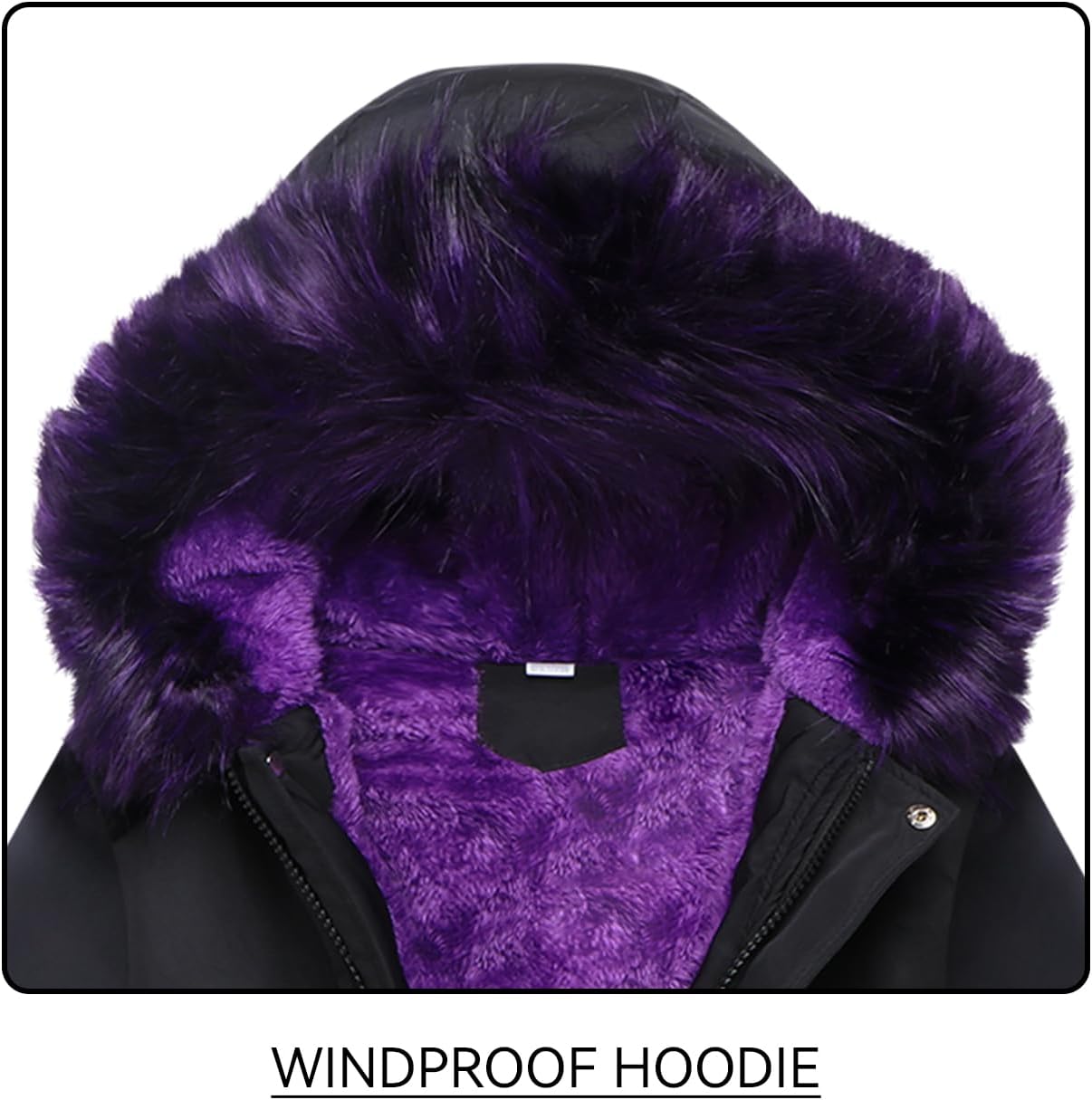 Girl Winter Coat Heavyweight Padded Puffer Jacket Kids Parka Fleece Snow Clothes - Image 3