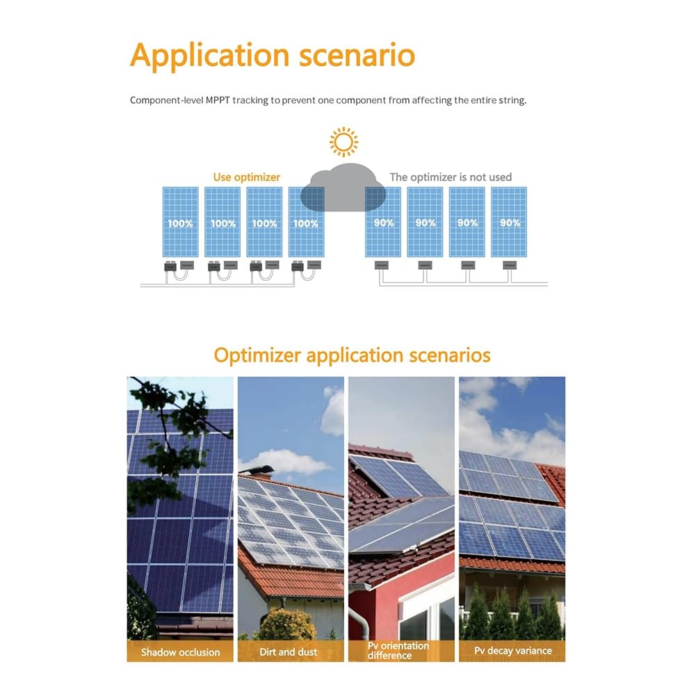 Optimizador de Potencia Fotovoltaica. Paneles Solares Fotovoltaicos. de Módulo: Entrada Máxima: 600 W. Voltaje del : 1500 V. MPPT: Alta Eficiencia.