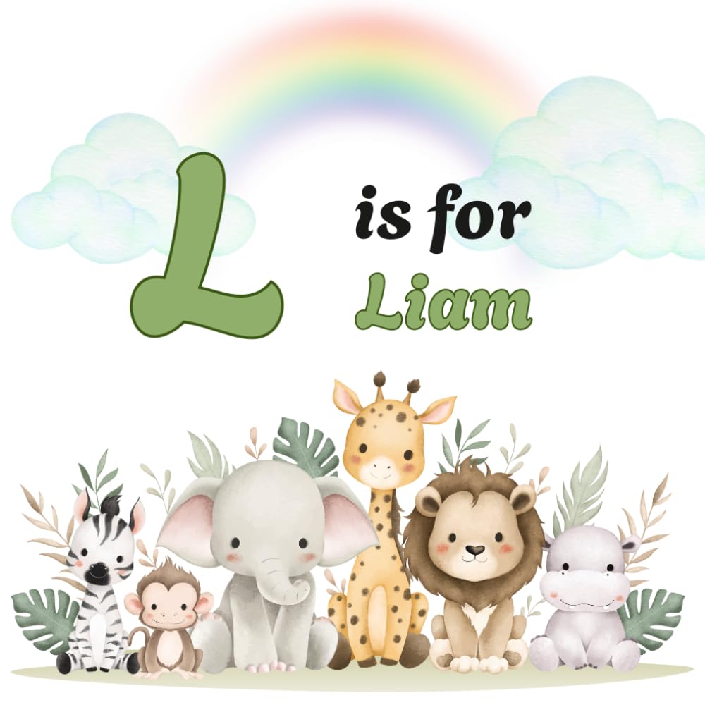 L IS FOR LIAM: Personalized Alphabet Adventure – Custom Initial & Name ABC Learning Book for Preschoolers ("Letter by Letter" Personalized Book Collection)