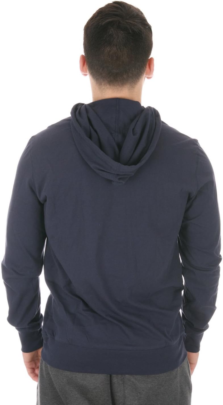 Lacoste Men's Hoodie Jersey Tee Shirt, Navy Blue, 9 - Image 4