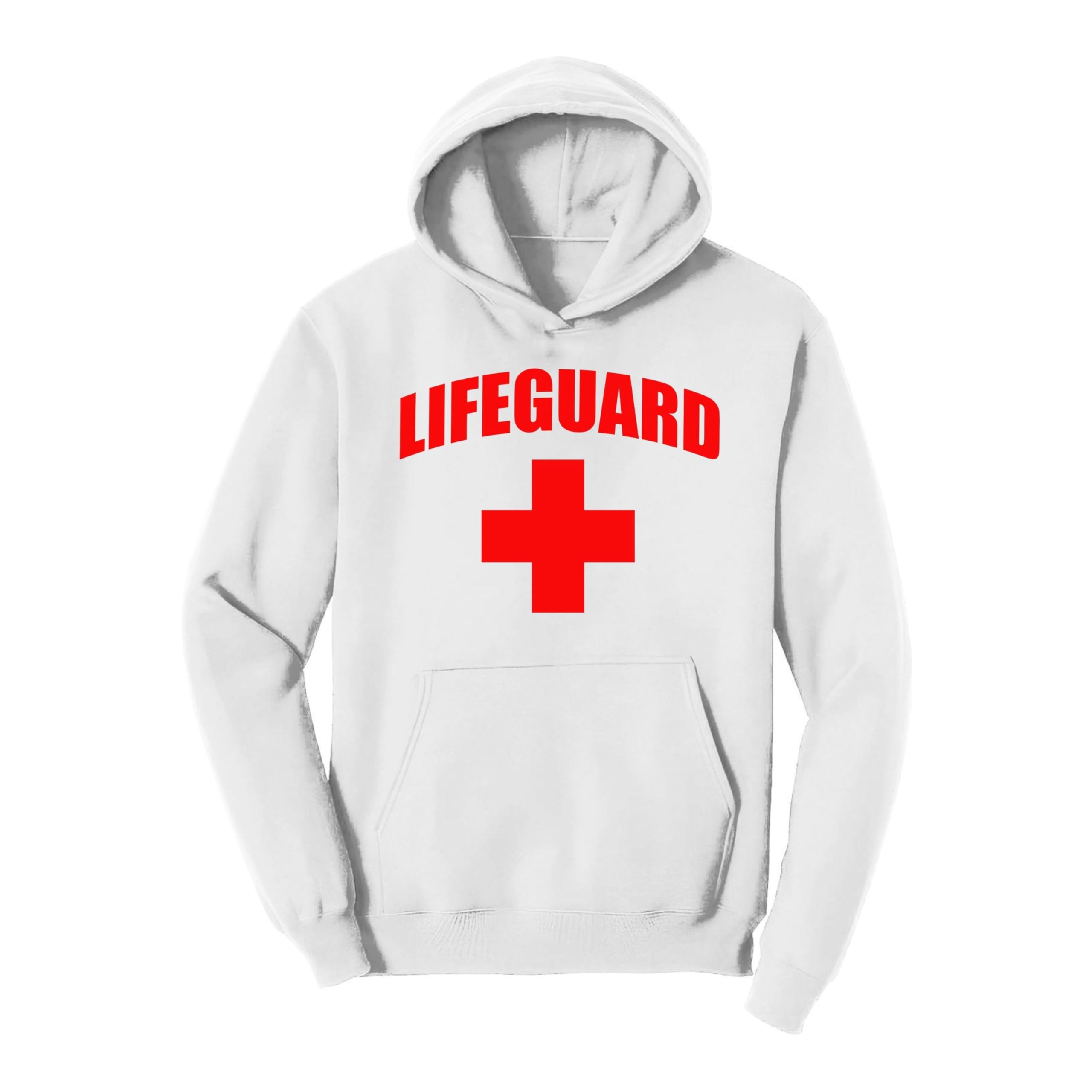 Lifeguard Shirt Red White Lifeguard T-Shirt Unisex Beach Uniform Lifeguard Costume Shirt for Men and Women