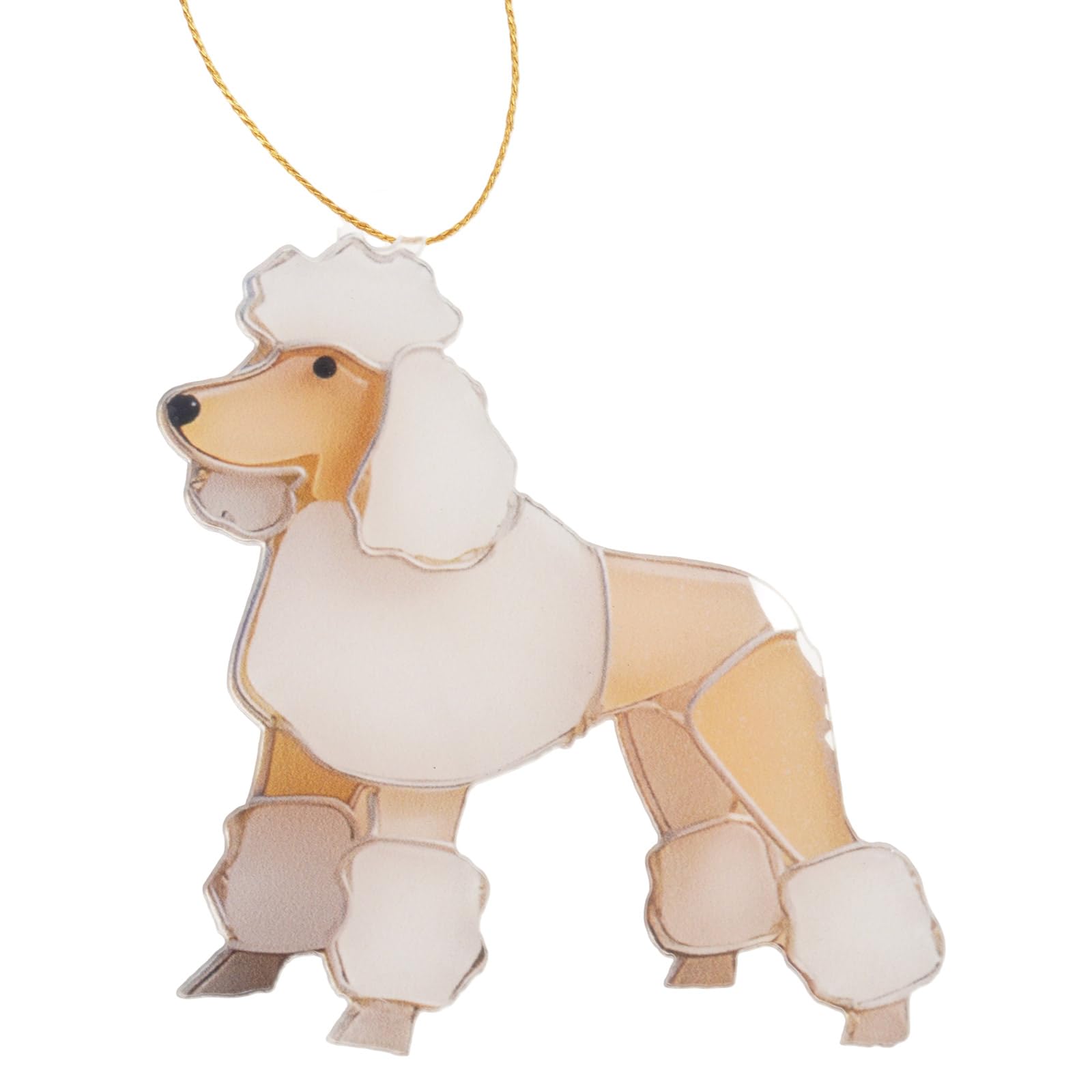 Tsophreniq Creative Dog Shape Light Capturing Ornament to Brighten Any Room Festively Festival Acrylic Hanging Pendant