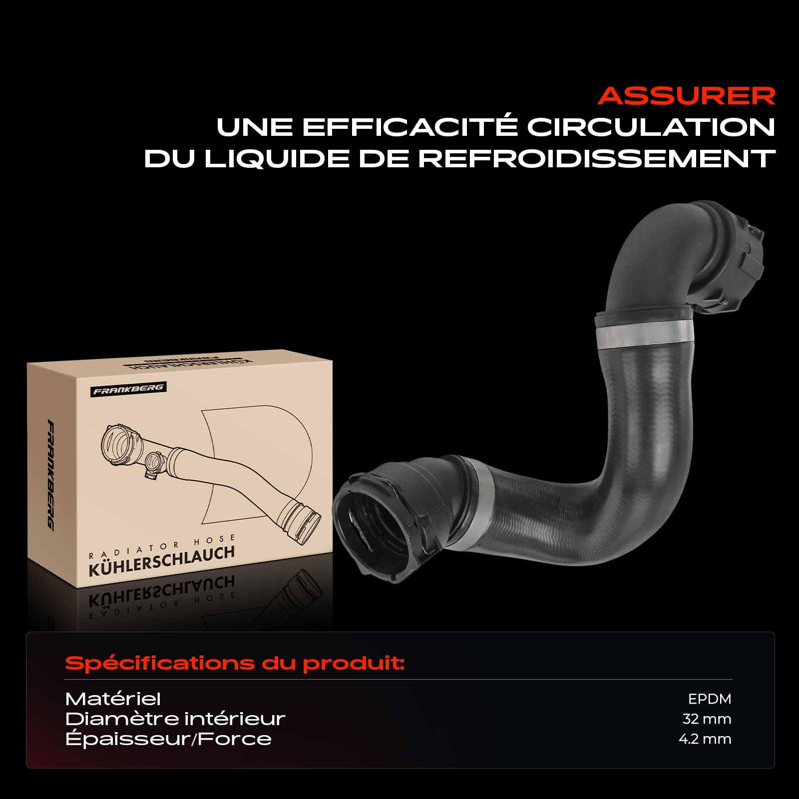 Frankberg Tuyau de radiateur à essence 17127531581