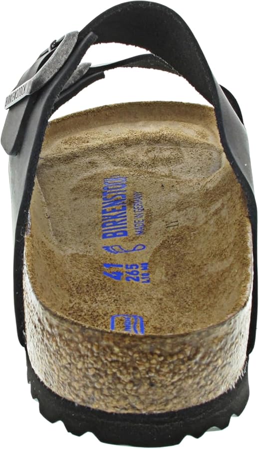 Amazon.com | Birkenstock Men's Classic Arizona Flat Sandals Black