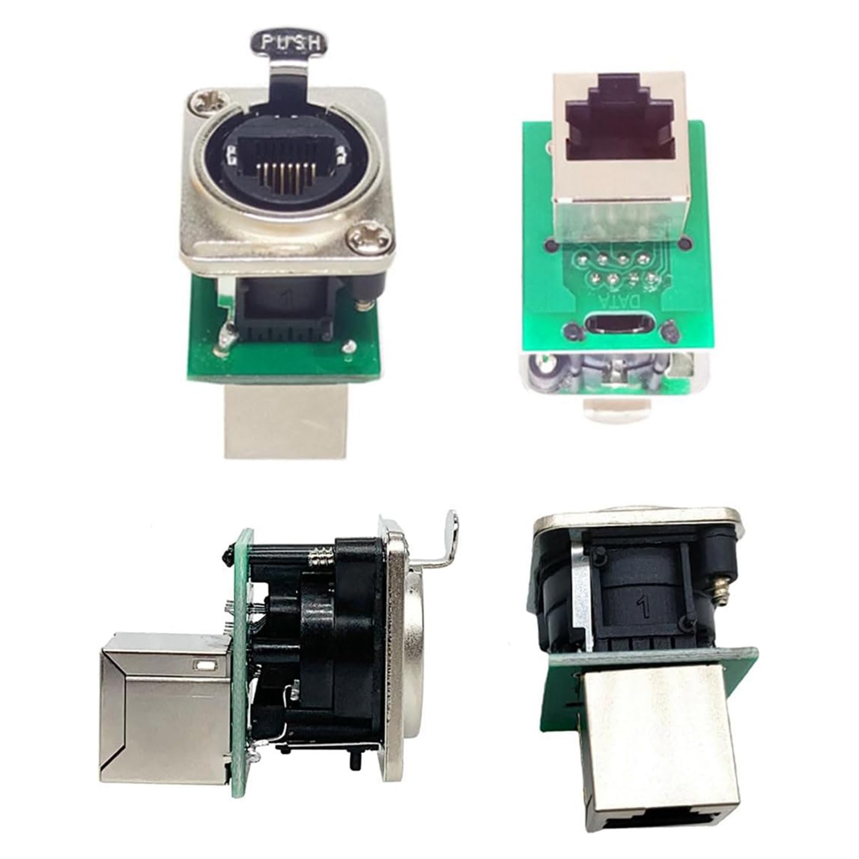 50 prese Ethercon RJ45 da incasso NE8FDP Ethercon serie D Cat5 RJ45