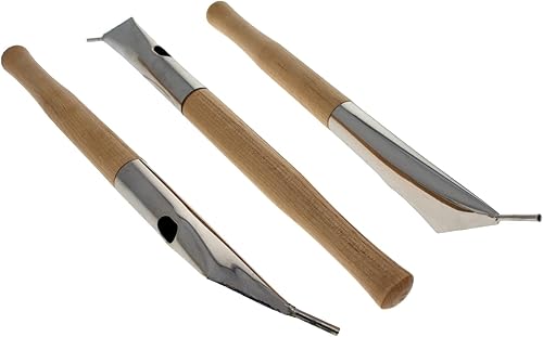 Miniatura 2 de BestPysanky Juego de 3 bolígrafos de cera caliente Tjanting Tool para decoración de tejidos de método Batik