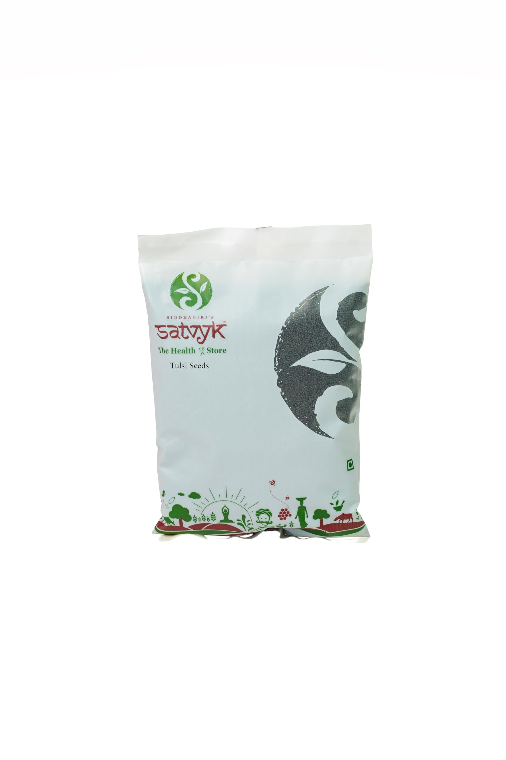 S Siddhagiris SATVYK THE HEALTH re STORE Organic Tulsi Seeds (100gm) - Raw Tulsi Seeds | High in Omega 3 & Fiber | Tulsi Seeds for Eating (B0824SNNBL) Amazon Price History, Amazon Price Tracker