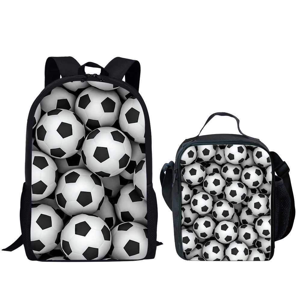 HUGS IDEA Y-D036C+G - Set de útiles escolares Niños Negro Ball 1 Pattern Set Medium