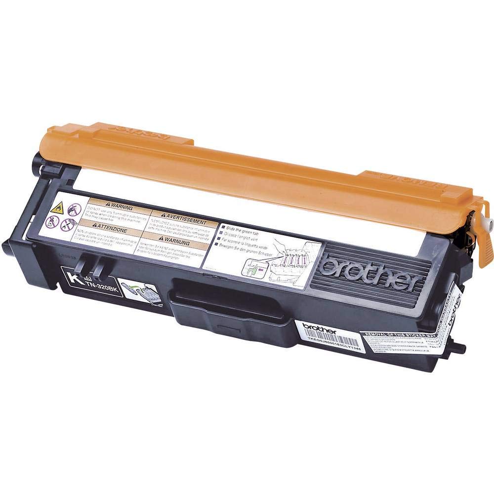 Brother Original Tonerkassette TN-320BK schwarz (für Brother HL-4140CN, HL-4570CDW, HL-4150CDN, HL-4570CDWT, DCP-9055CDN, DCP-9270CDN, MFC-9460CDN, MFC-9970CDW, MFC-9465CDN)