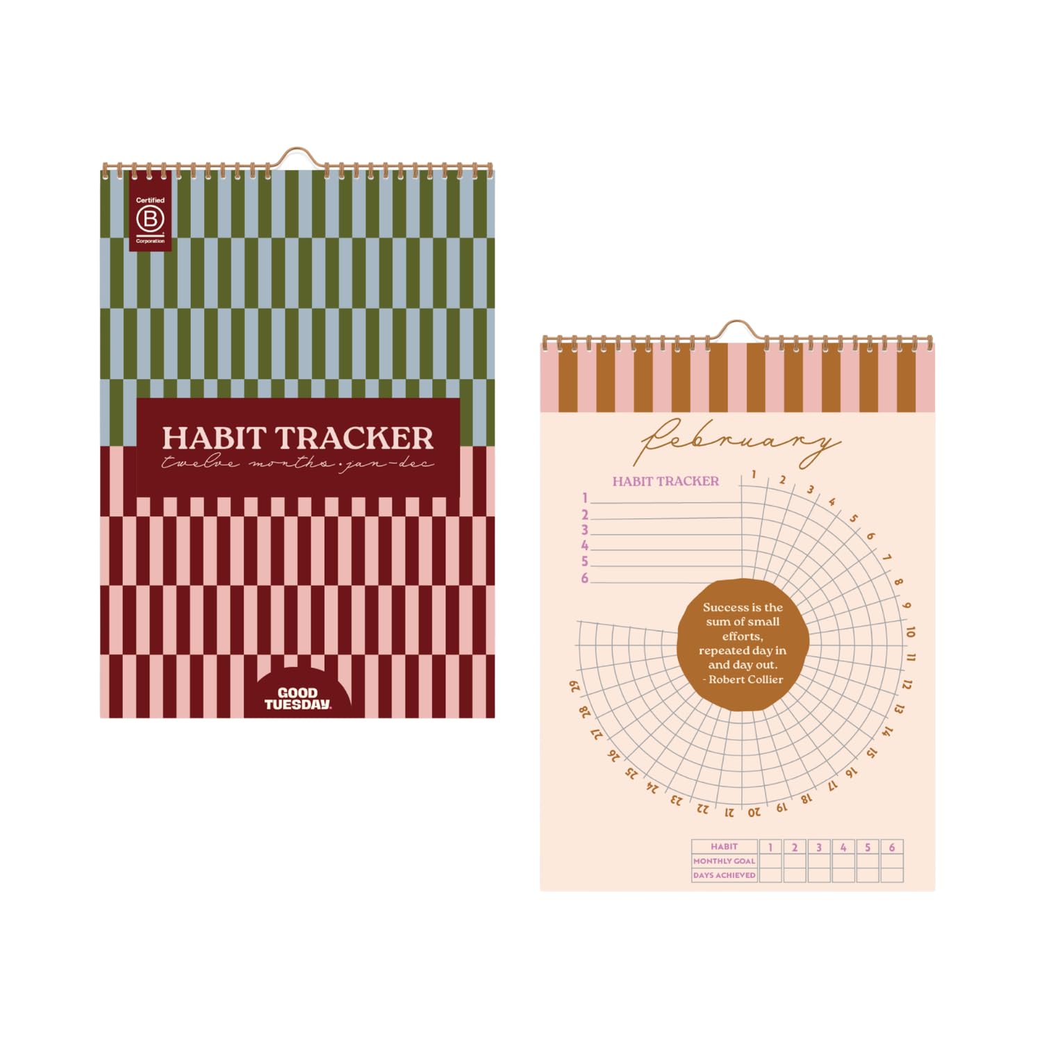 Good Tuesday Boho Nouveau Habit Tracker