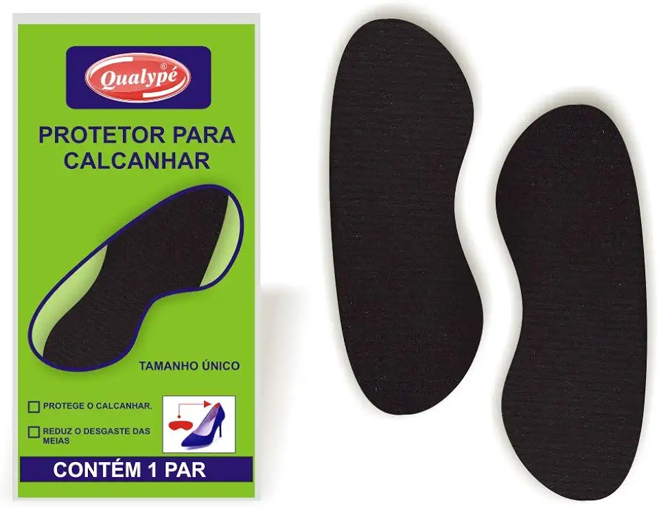 QUALYPÉ Protetor De Calcanhar Em Espuma Preto Qualypé Preto Único