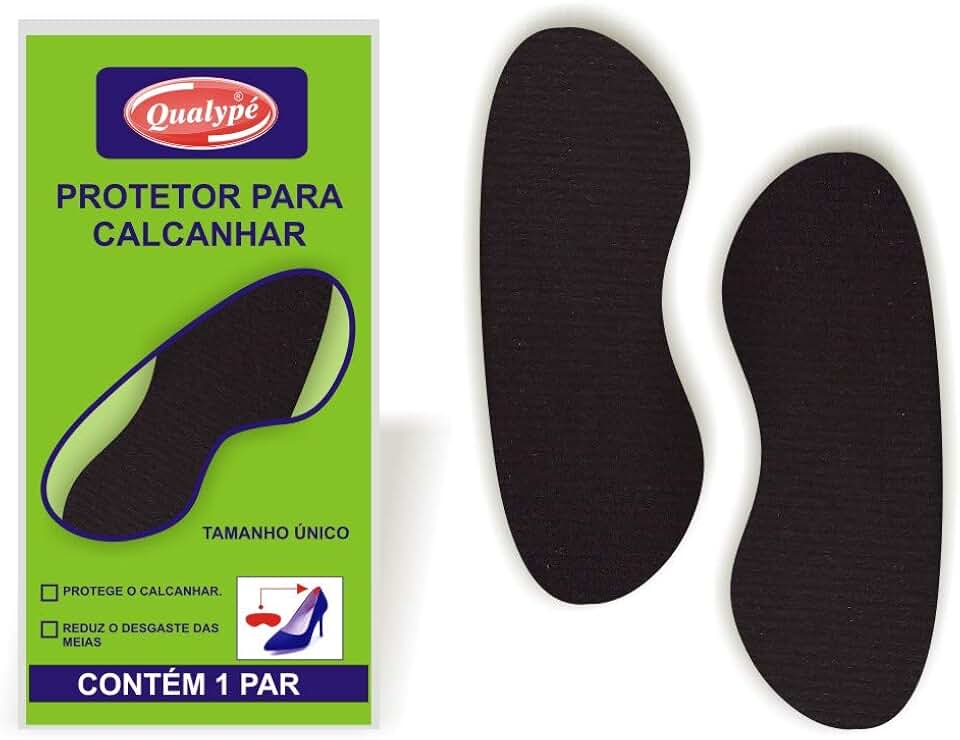 QUALYPÉ Protetor De Calcanhar Em Espuma Preto Qualypé Preto Único