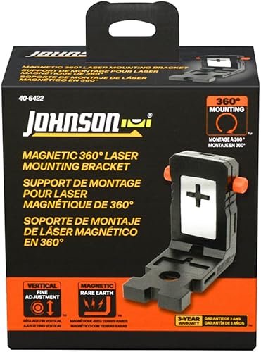 Miniatura 19 de Johnson Level & Tool 40-6680 - Punto láser autonivelante de 5 haz, rojo, 1 láser