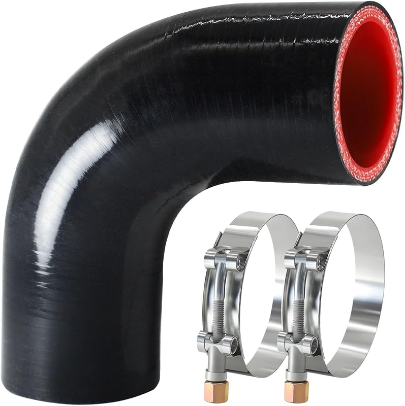 Mangote de Silicone em Cotovelo 90° Tyeioms, Diâmetro Interno de 5,08 cm – 1 unidade