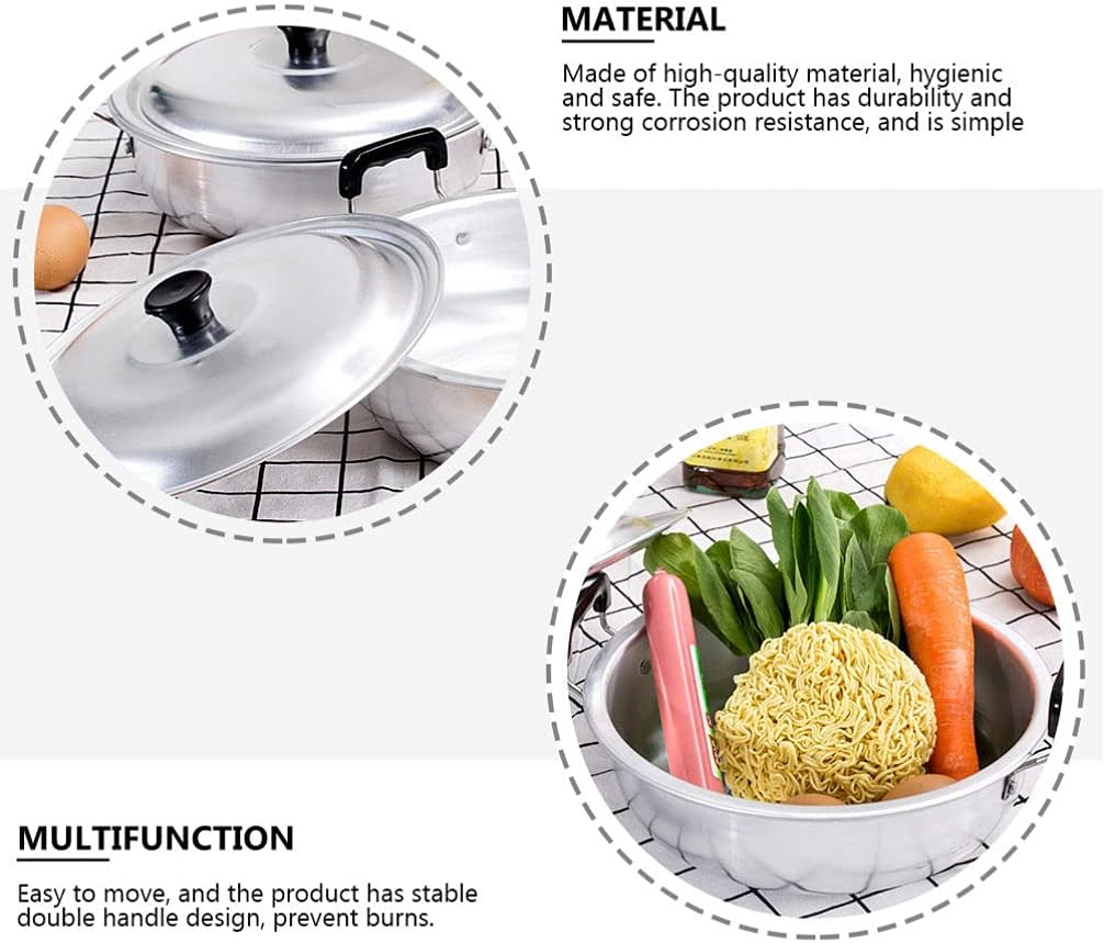 Cabilock Aluminum Steam Pot Nonstick Steamer Saucepot Boiler Thicken Cookware for Home Kitchen Restaurant : Home & Kitchen