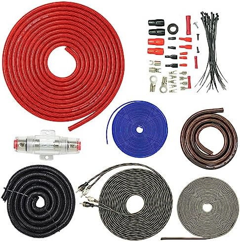 SoundBox ECK4v2, 4 Gauge Amp Kit - Complete Amplifier Install Wiring - 2500W