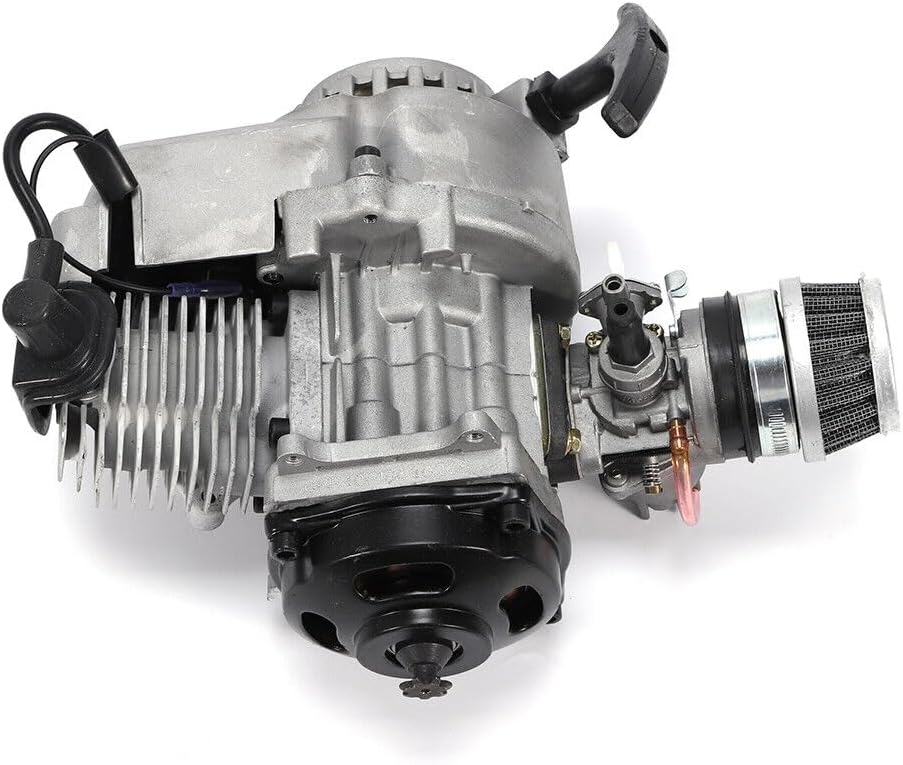 49CC Aluminium Complete Motor 2-Stroke Single Cylinder Minimoto Motor ...