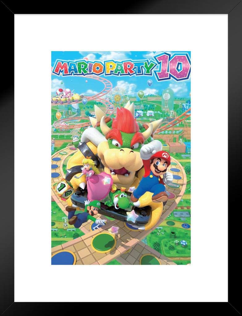 Amazon.co.jp: Pyramid America マリオパーティー 10 ポスター