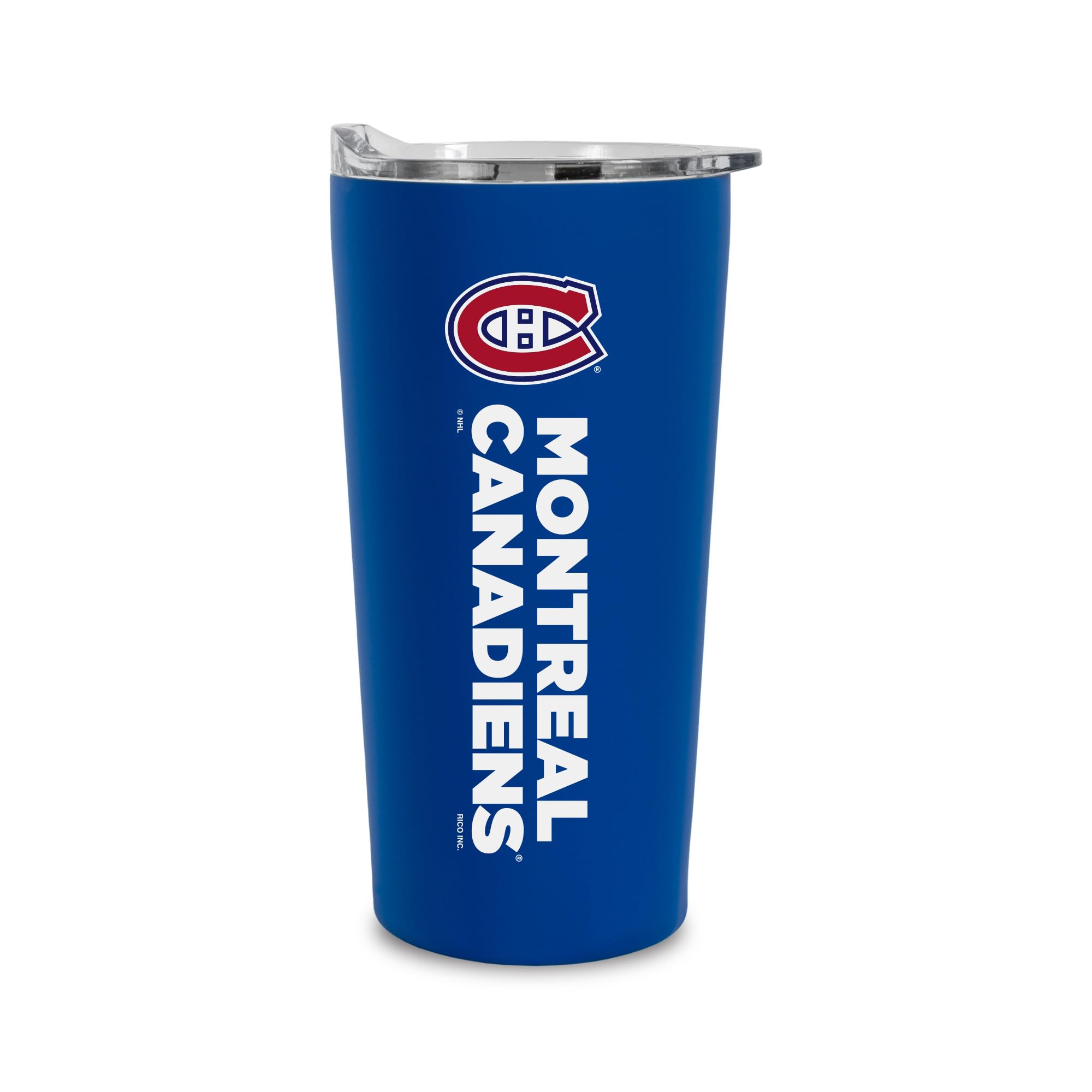 Rico Industries NHL Hockey Montreal Canadiens 18oz Soft Touch, Easy Grip Tumbler