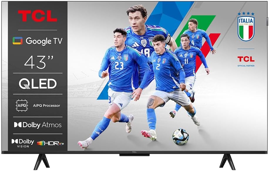 43P79K TVC LED 43 QLED GOOGLE TV 60 HZ DOLBY ATMOS ONKYO