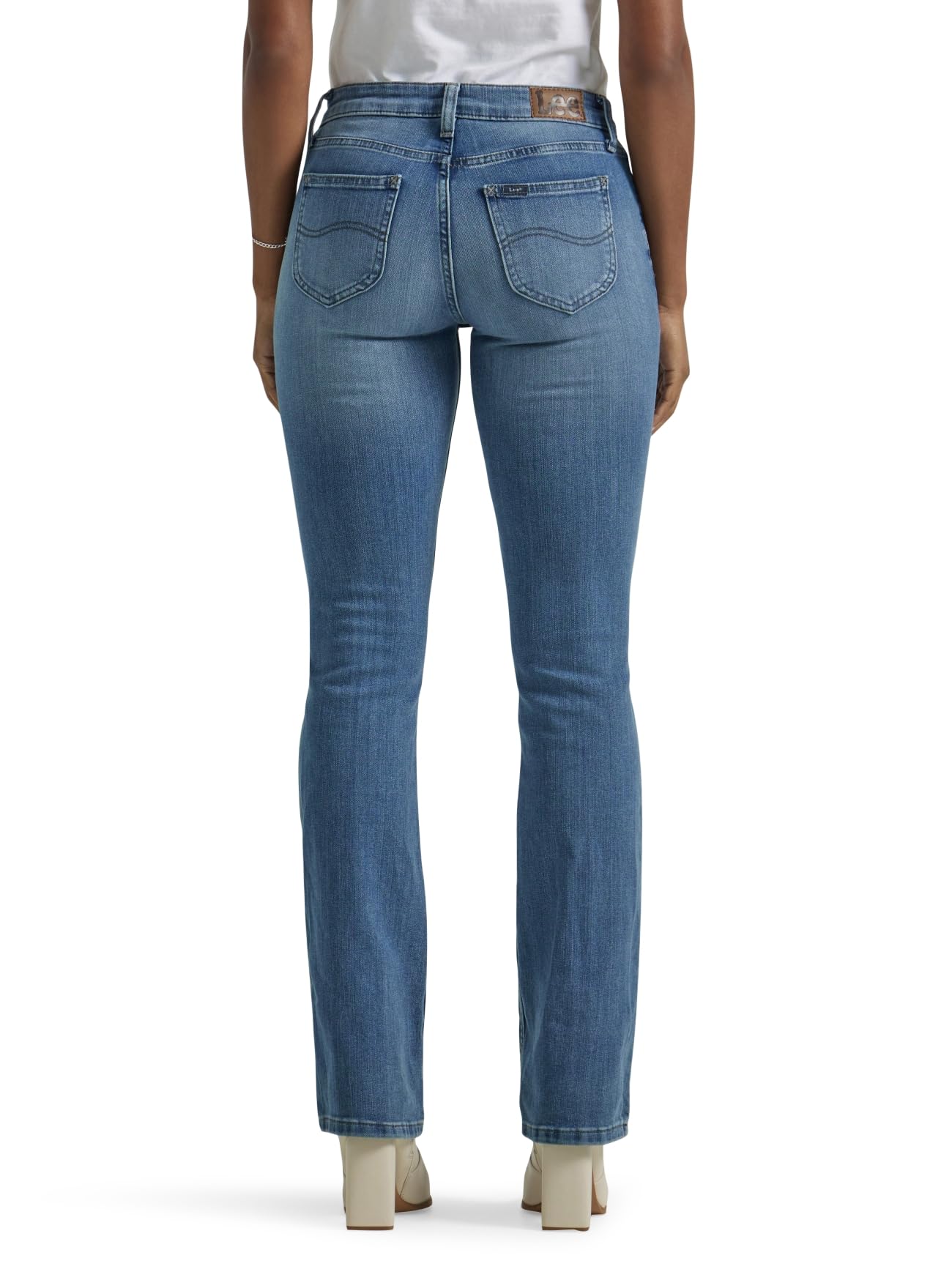 Lee Legendary Bootcut-Jeans mit mittelhoher Taille für Damen, 10S/C – Ansicht 3