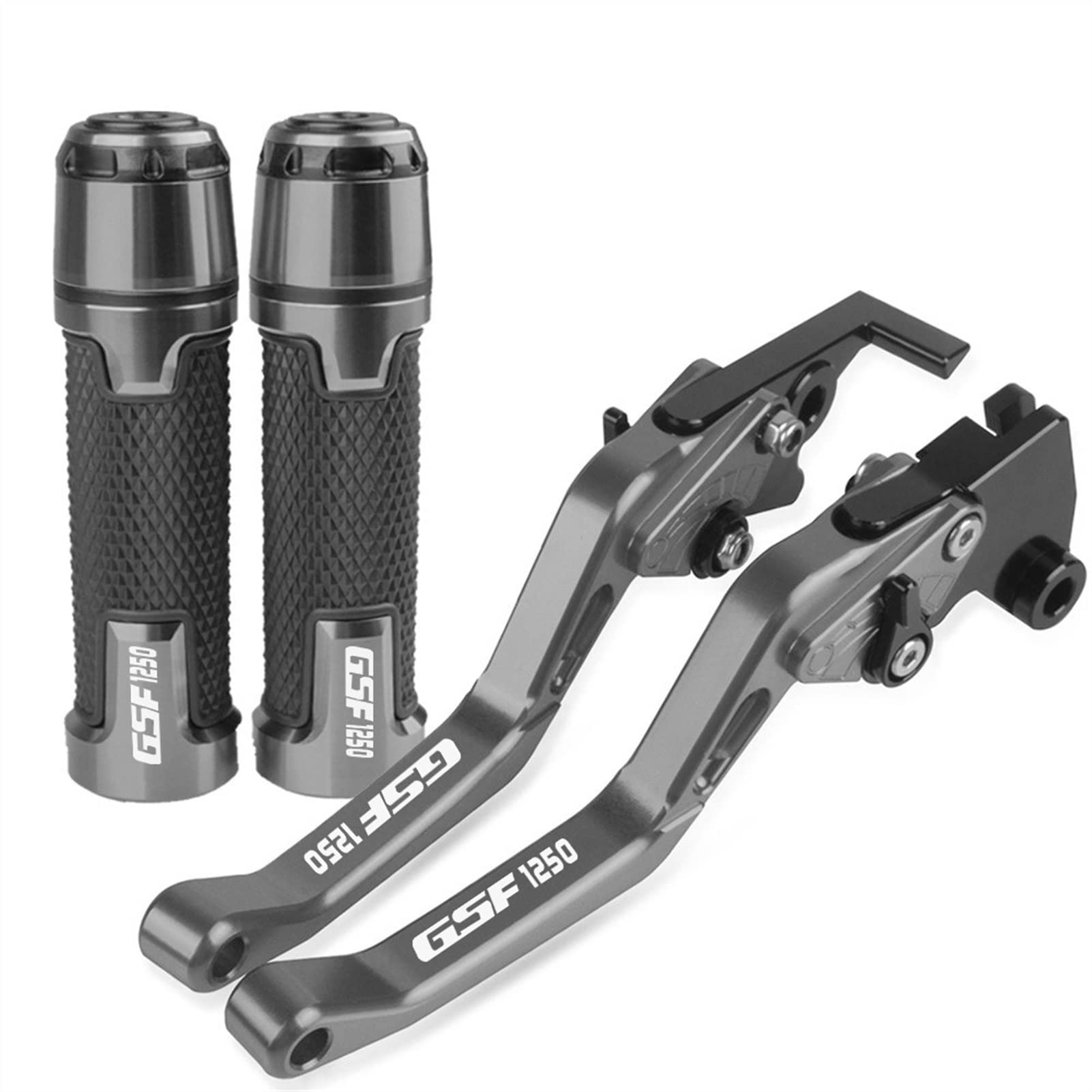 Leviers d'embrayage de frein moto Suzuki GSF1250 Bandit 2007-2015 et poignées de guidon