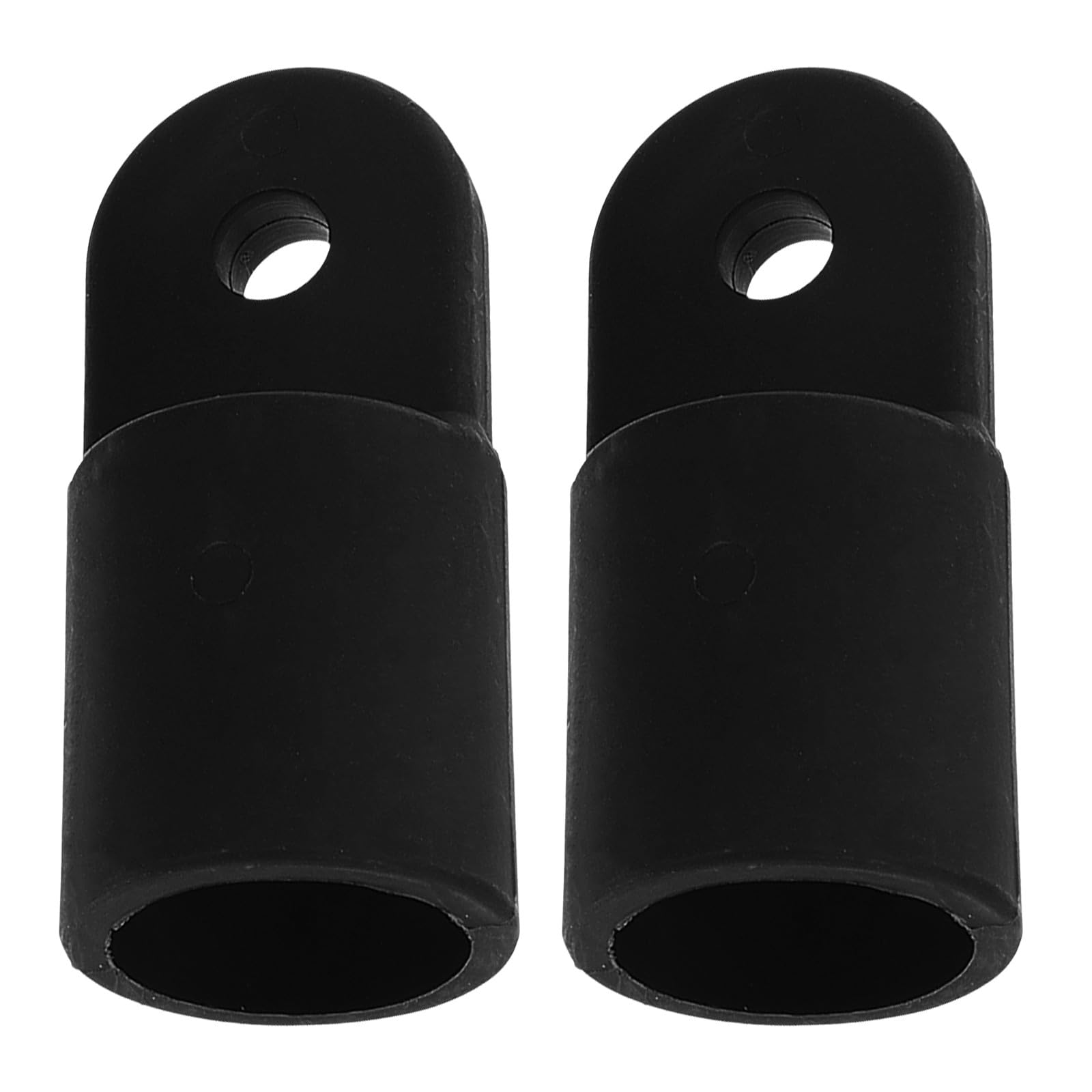 Veemoon Kit de Quincaillerie pour Bimini Bateau 2pcs Embout Noir en Nylon Léger et Facile à Installer pour Tube Diamètre 7/8 Pouces Kayak et Canoë