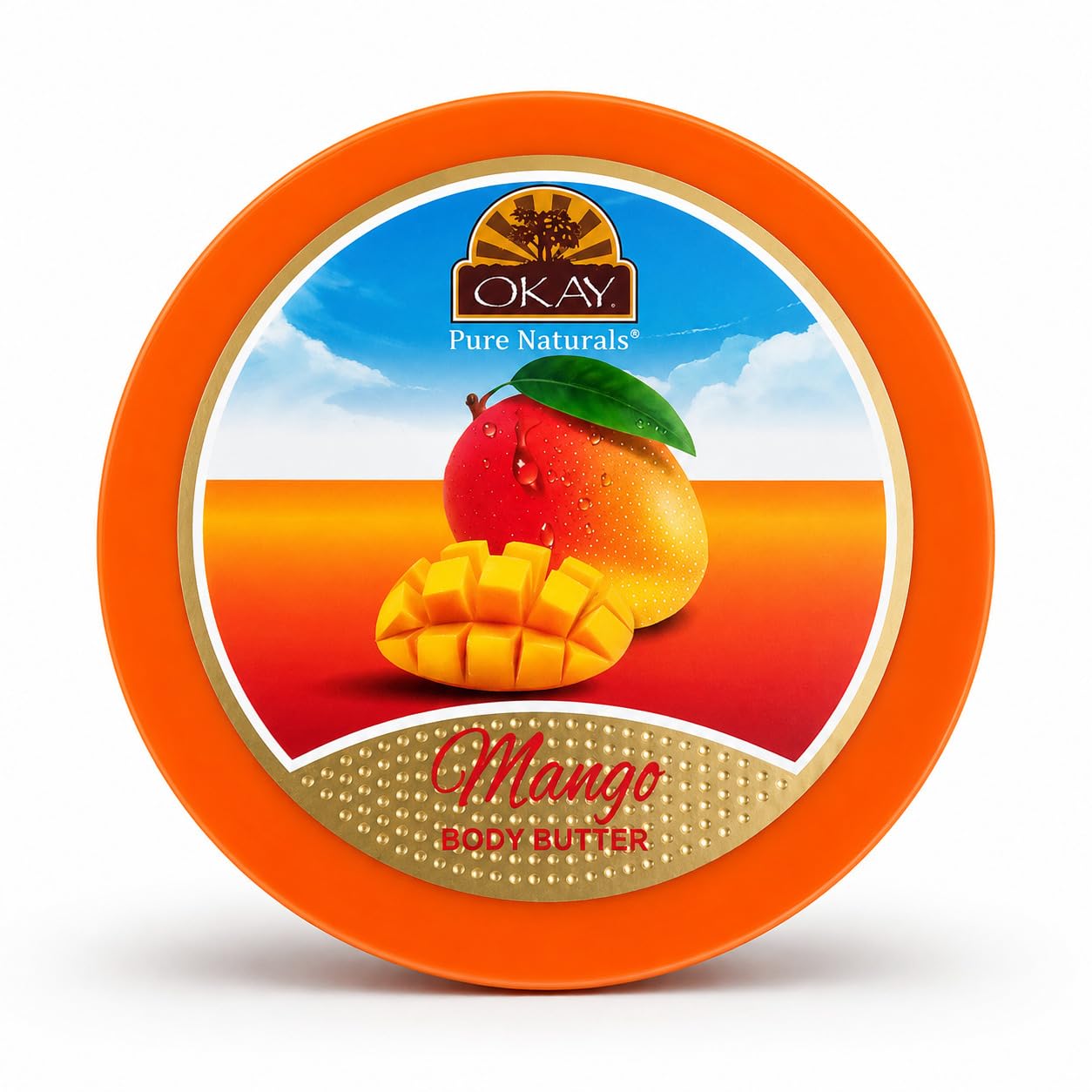Okay Okay | 100% naturalne masło mango | do wszystkich struktur włosów i typów skóry | zapewnia elastyczność i nawodnienie | głębokie odżywianie i picie | z masłem shea | 7 oz