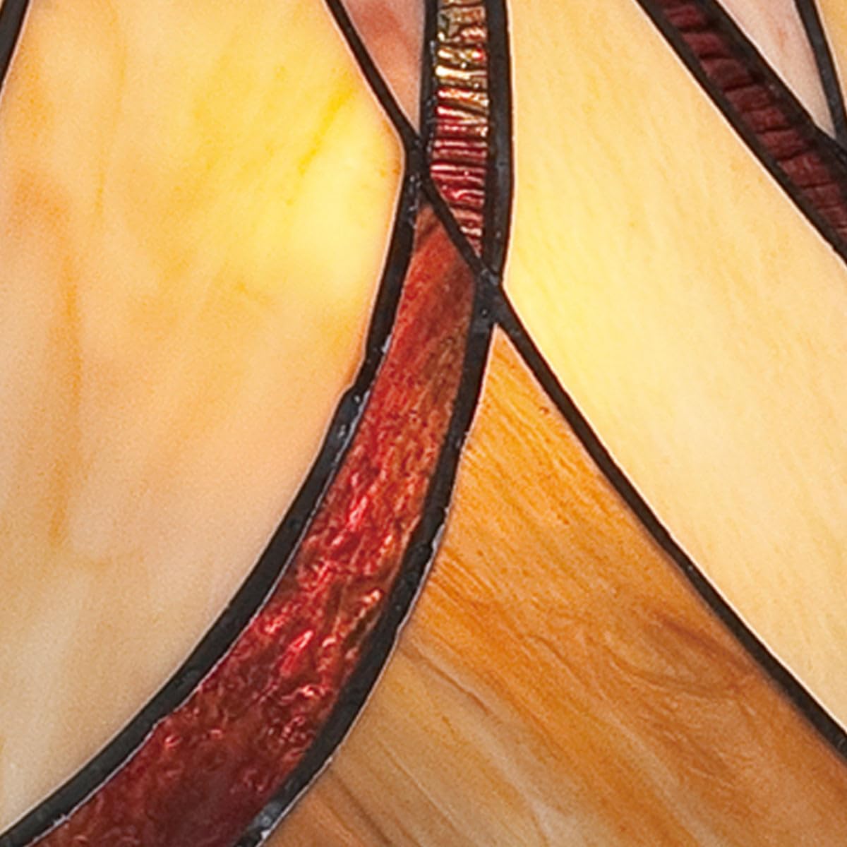 Urban Ambiance Luxury Tiffany Table Lamp, Large Size: 25''H x 15.5''W, with Mediterranean Style Elements, Valiant Bronze Finish, UQL7100, Bracknell Collection