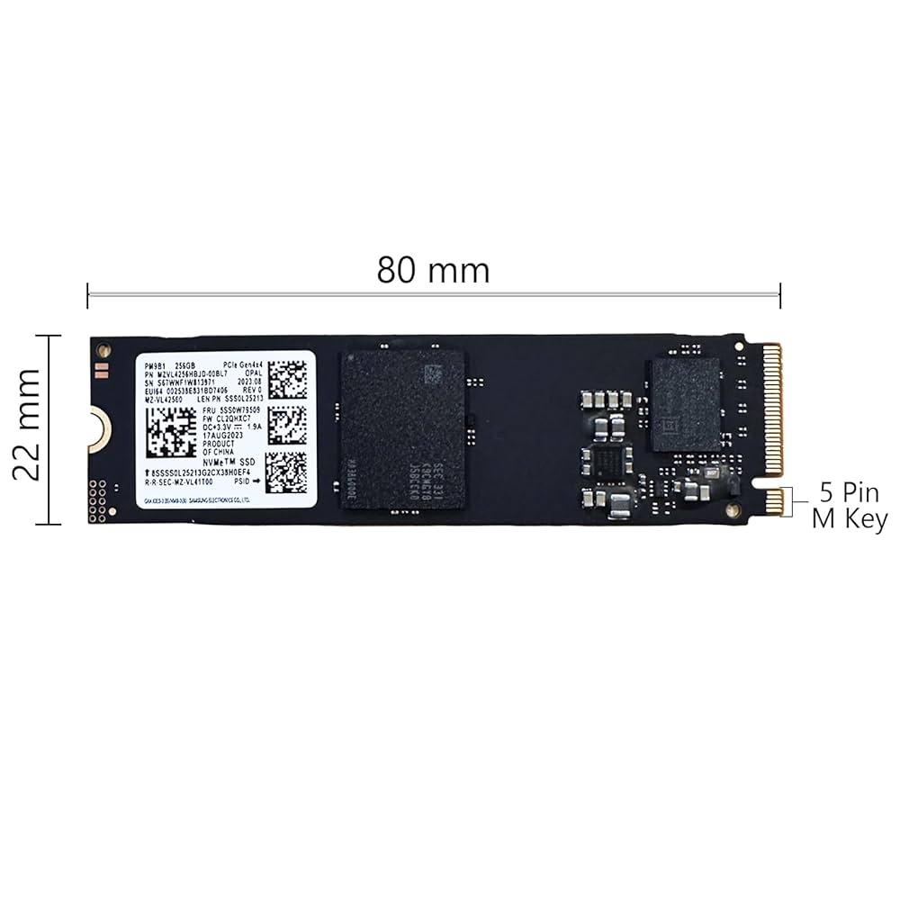 ③-W700-SAMSUNG NVMe 256GB SSD 4点 Amazon | OEM Samsung PM9B1 256GB M.2 PCI-e GEN 4X4 NVME SSD