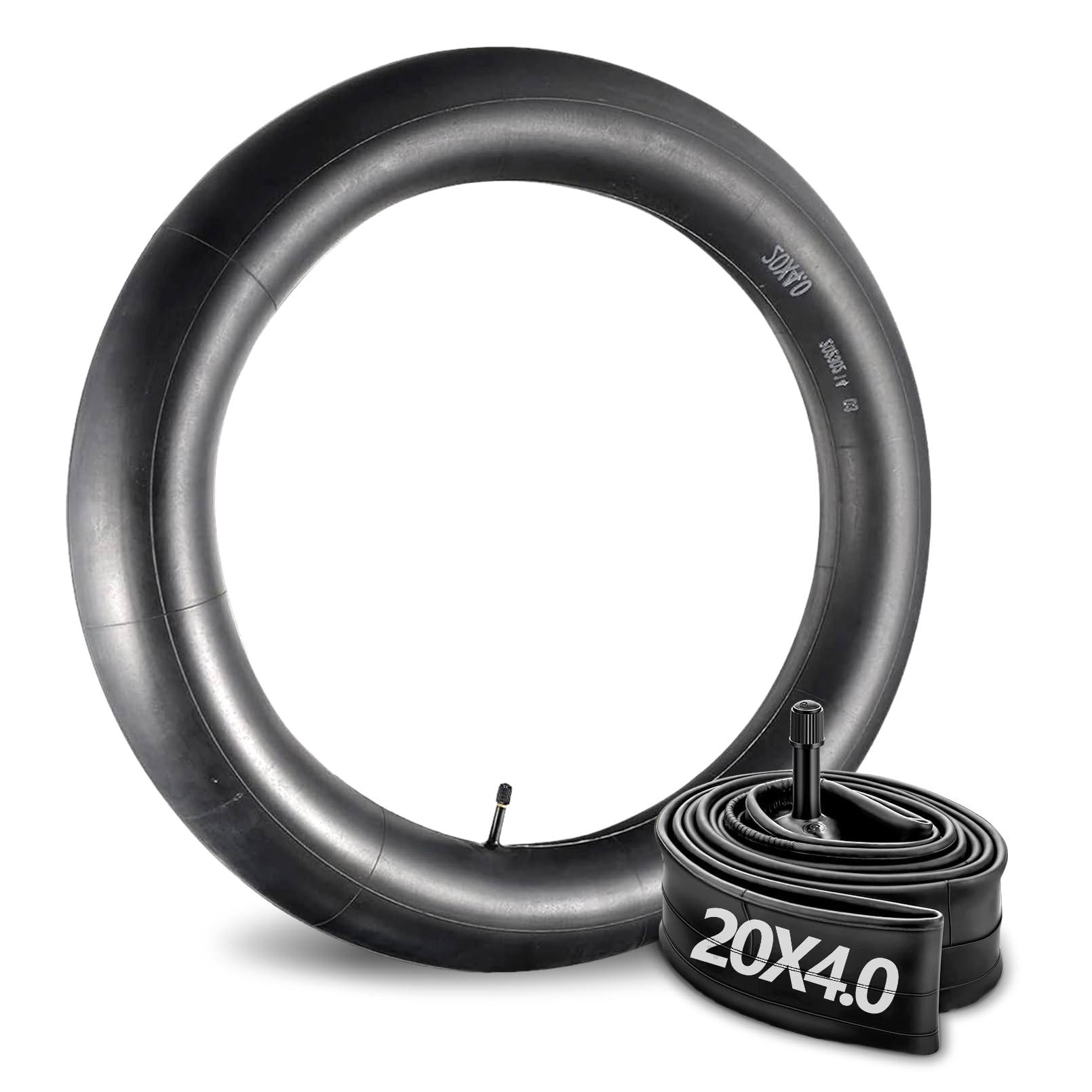 Sponsored Ad – 2 Pack Fat Tyre Bike Inner Tubes,20 x 4.0 AV32mm Schrader Valve for Mountain Bike Electric-Bike (Inner Tube-20x4.0)