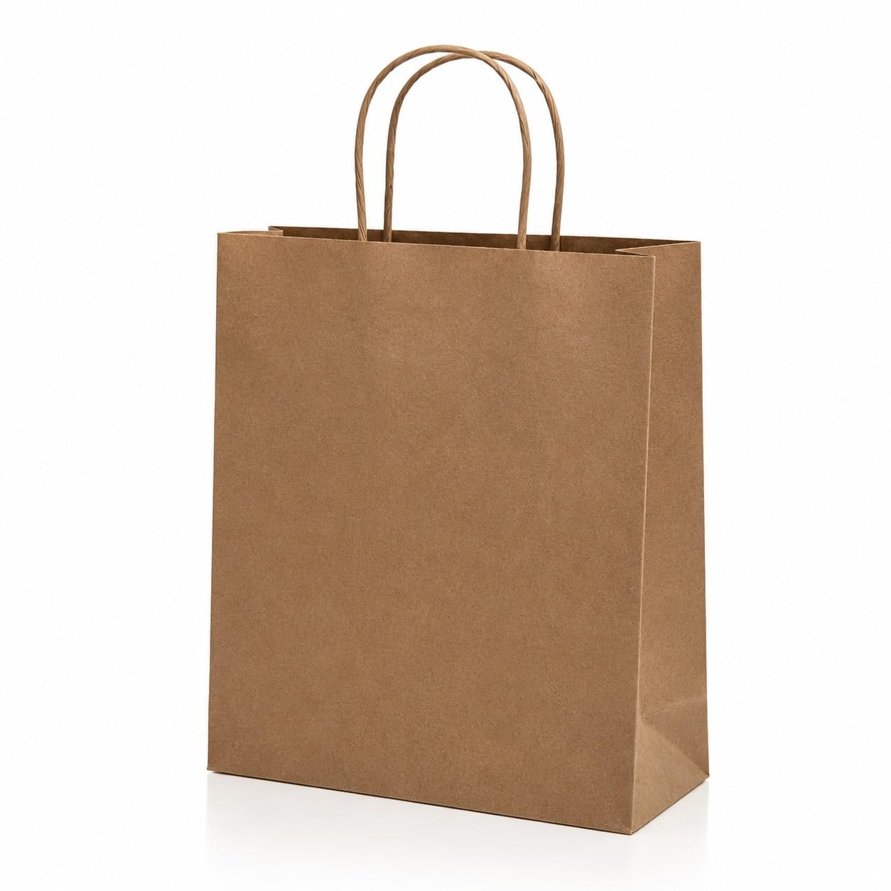 Craft Paper Bags with Handles 8.5 × 6 × 8 Inches | Brown Paper Shopping & Rakhi Gift Bags | Reusable Carry Bags for Boutiques, Small Business, Retail Stores, Gifts, Bakery & Merchandise Packaging (15, pack of 15)-image-7