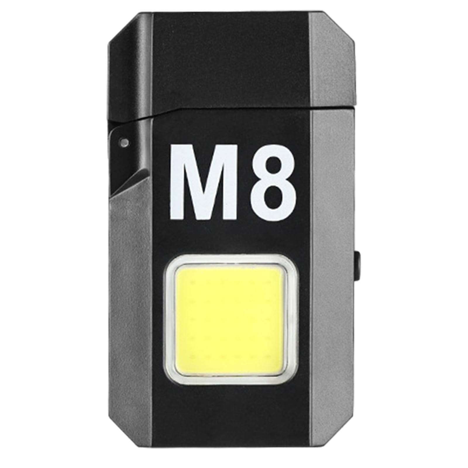 Rechargeable Lighter Windproof Plasma Lighter Flameless with Flashlight for Camping Hiking Outdoor Survival Gear