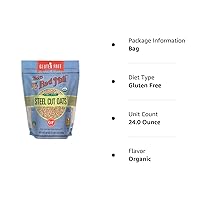 Vista 5 de Bob's Red Mill Avena cortada de acero orgánico sin gluten, 24 onzas