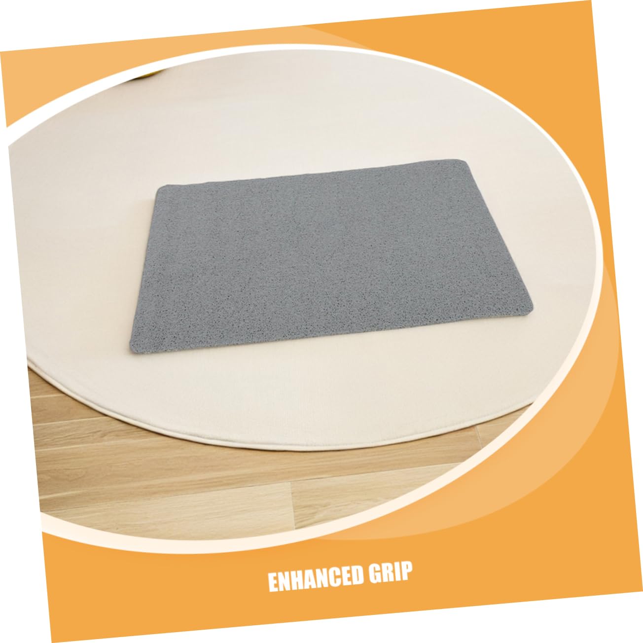 PRETYZOOM Alfombra de Baño Antideslizante para Ducha Secado Rápido de Natural para Bañera Inodoro para Baño Interior