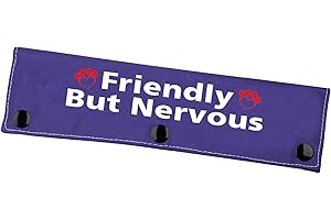 The Anxious Pet: Nervous Dog Leash Sleeve – Friendly But Nervous