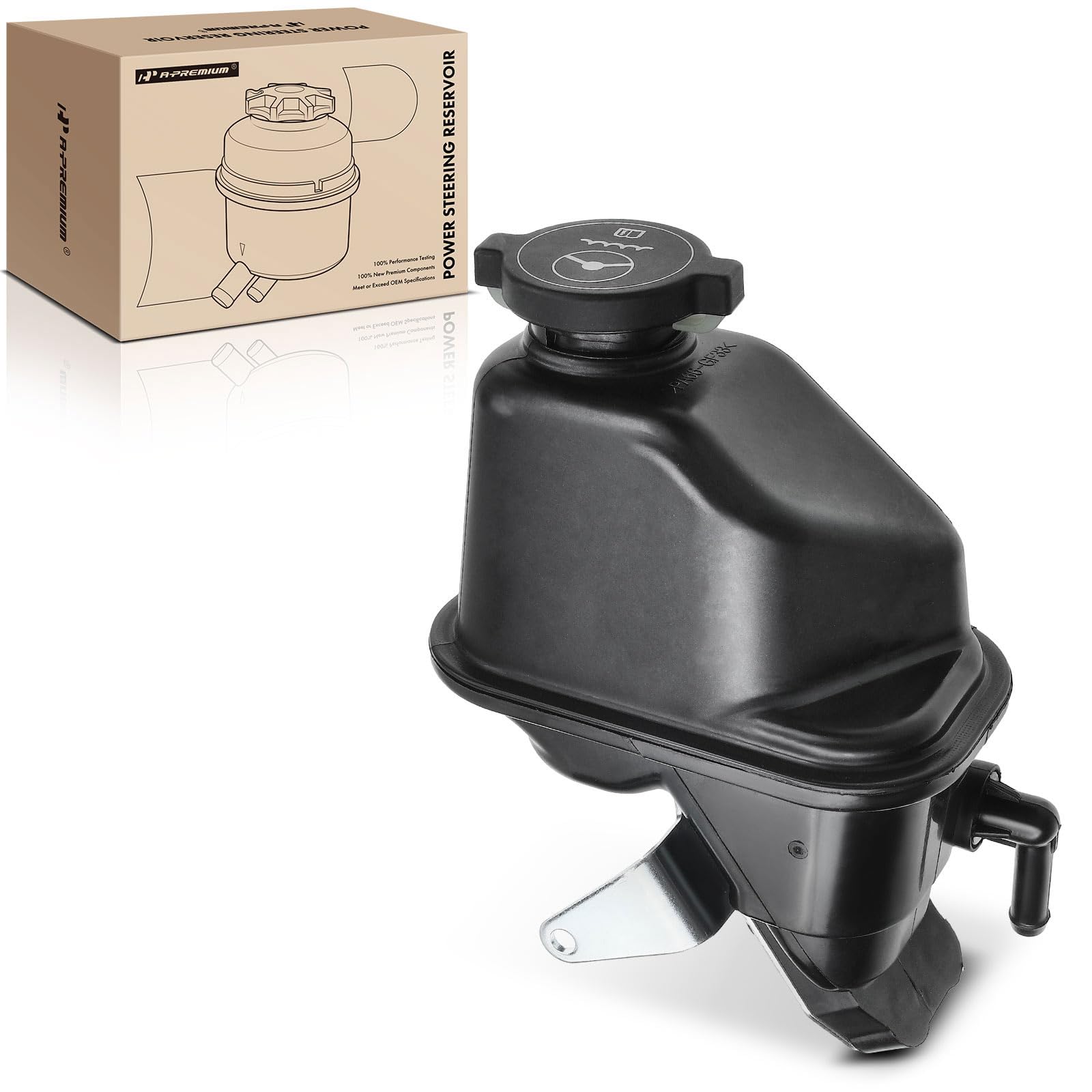 A-Premium Power Steering Reservoir/Tank with Cap & Bracket Compatible with Chevrolet Captiva Sport 2012 2013 2014 2015, L4 2.4L