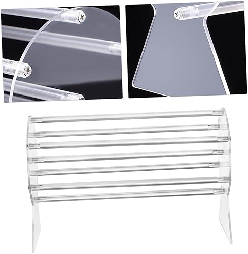 Miniatura 8 de EXCEART Soporte de exhibición de joyería, soporte de exhibición transparente, soporte de pulsera, soportes para monitor de pantalla, diademas