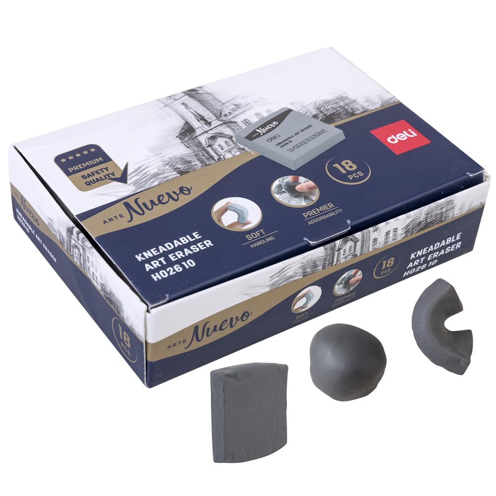 Kneadable Art Eraser,H02610, pack of 18, EH02610