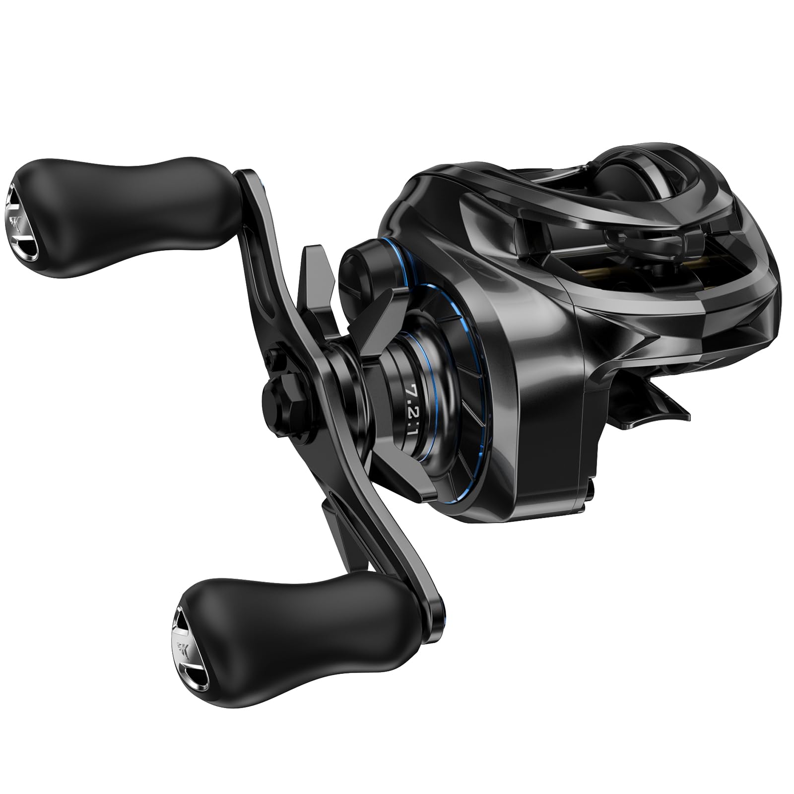KastKing iReel 2 Phantom Black Fishing Reel, IFC Digital Brake, Six Preset Casting Modes, Unlimited Customizable Adjustments, Bluetooth Pairing, 100% Magnesium Frame, Larger Axis Eye Line Guide Sports & Outdoors