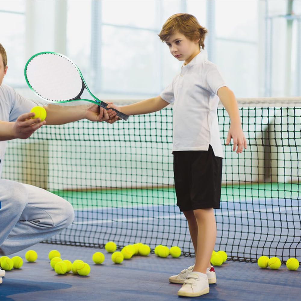 Set di trainer da tennis, attrezzatura da rimbalzo del tennis con palline, racchette e borsa per i principianti giocatori bambini adulti di età superiore ai 3 di 3 anni