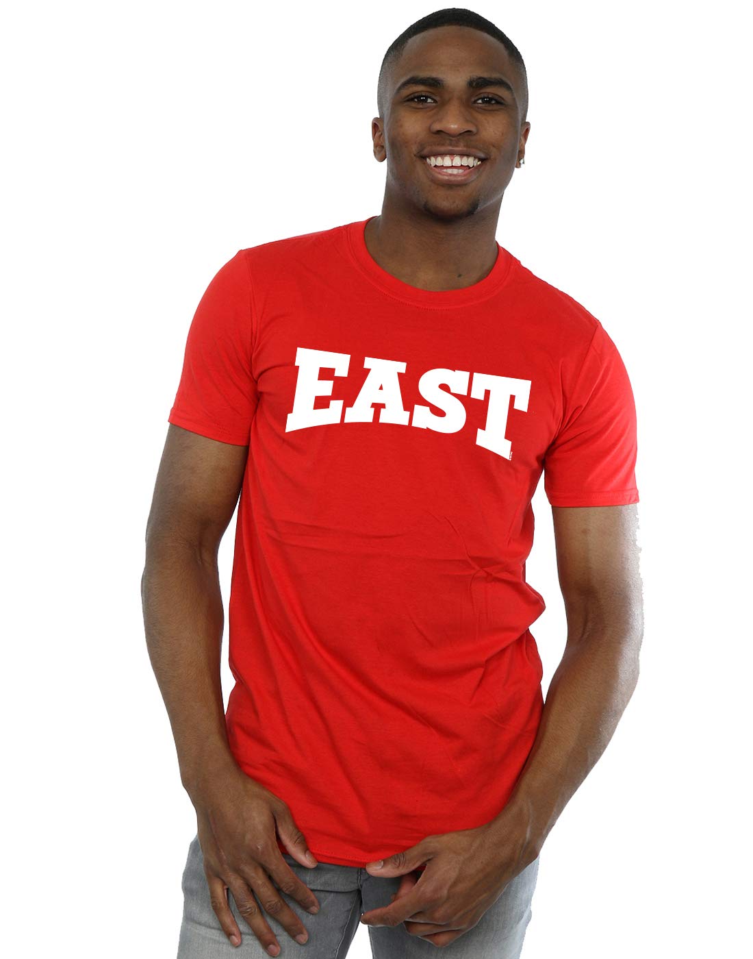 Absolute Cult Men's Red Disney High School Musical The Musical East High T-Shirt Large