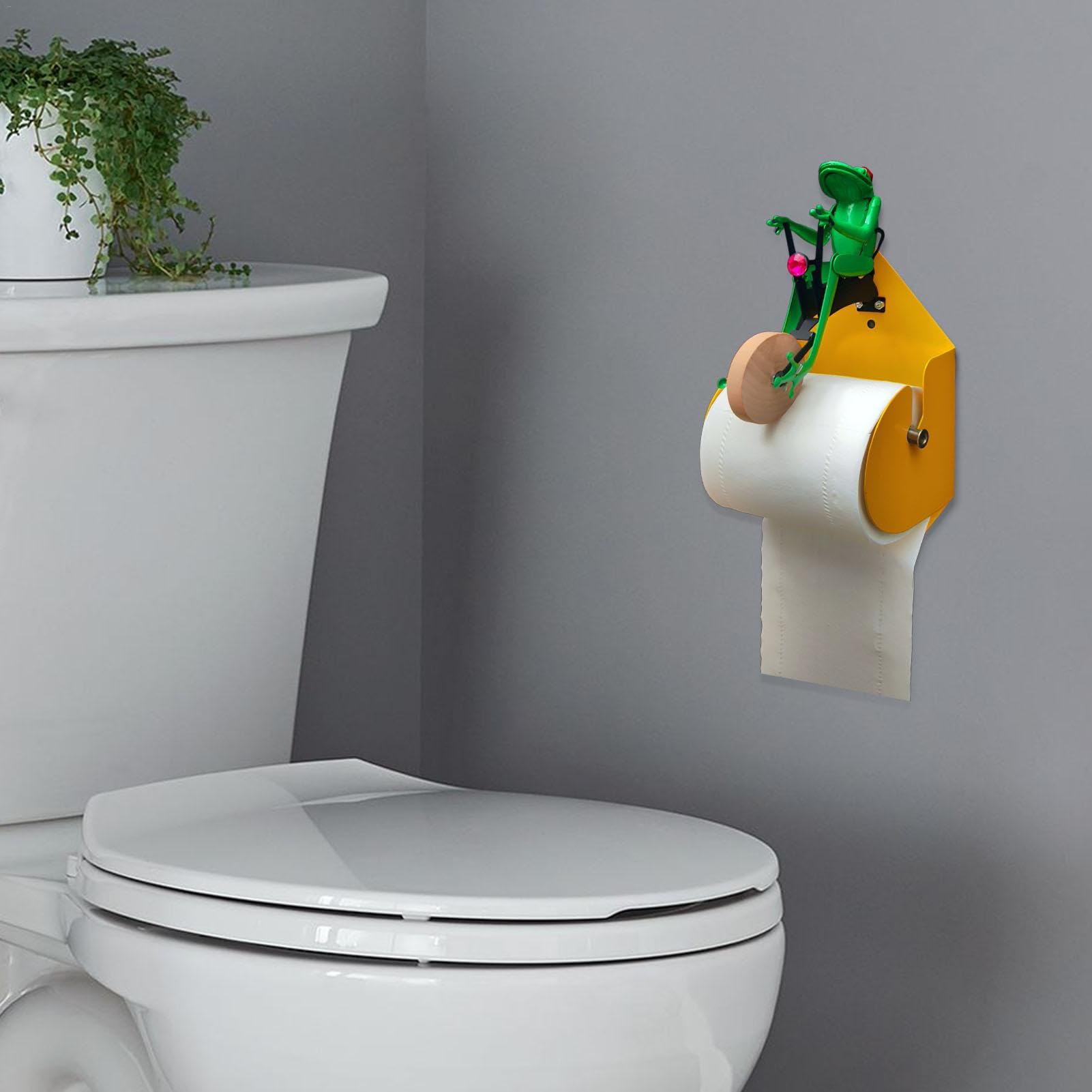 Amazon.co.jp: トイレットペーパーホルダー - カエルのトイレット
