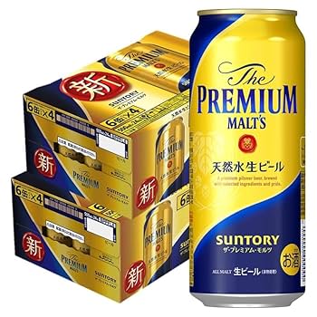 Amazon.co.jp: サントリー プレミアムモルツ 500ML缶ビール 24本