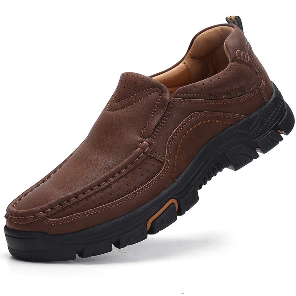 Venshine Mens Casual Slip On Loafers Shoes Walking Dress Leather Shoes