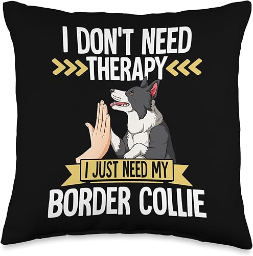 Miniatura 5 de Border Collie - Almohada (18 x 18 pulgadas), multicolor