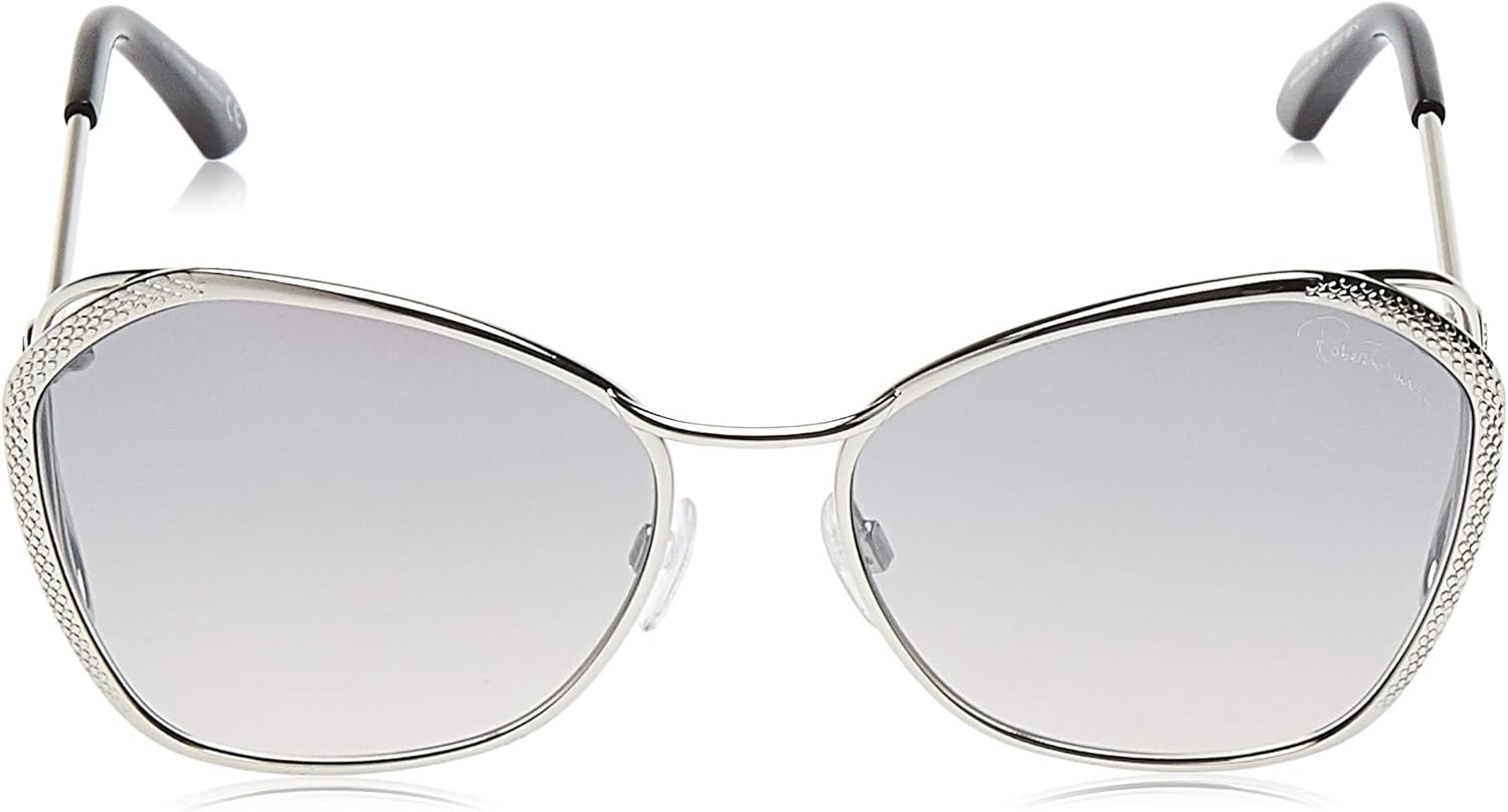 ROBERTO CAVALLI Butterfly Sunglasses RC1062 Gavorrano 16C Palladium/Black 58mm 1062