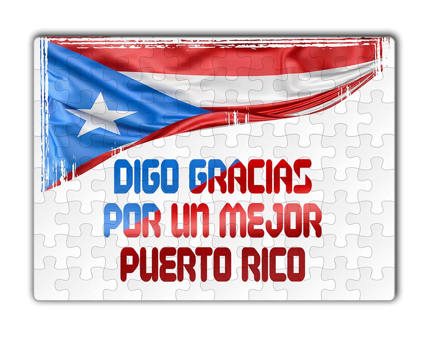 MakoroniDIGO Gracias POR UN Mejor Puerto RICO Puerto Rican Puerto Rico - Jigsaw Puzzle 80 pcs, DesN36