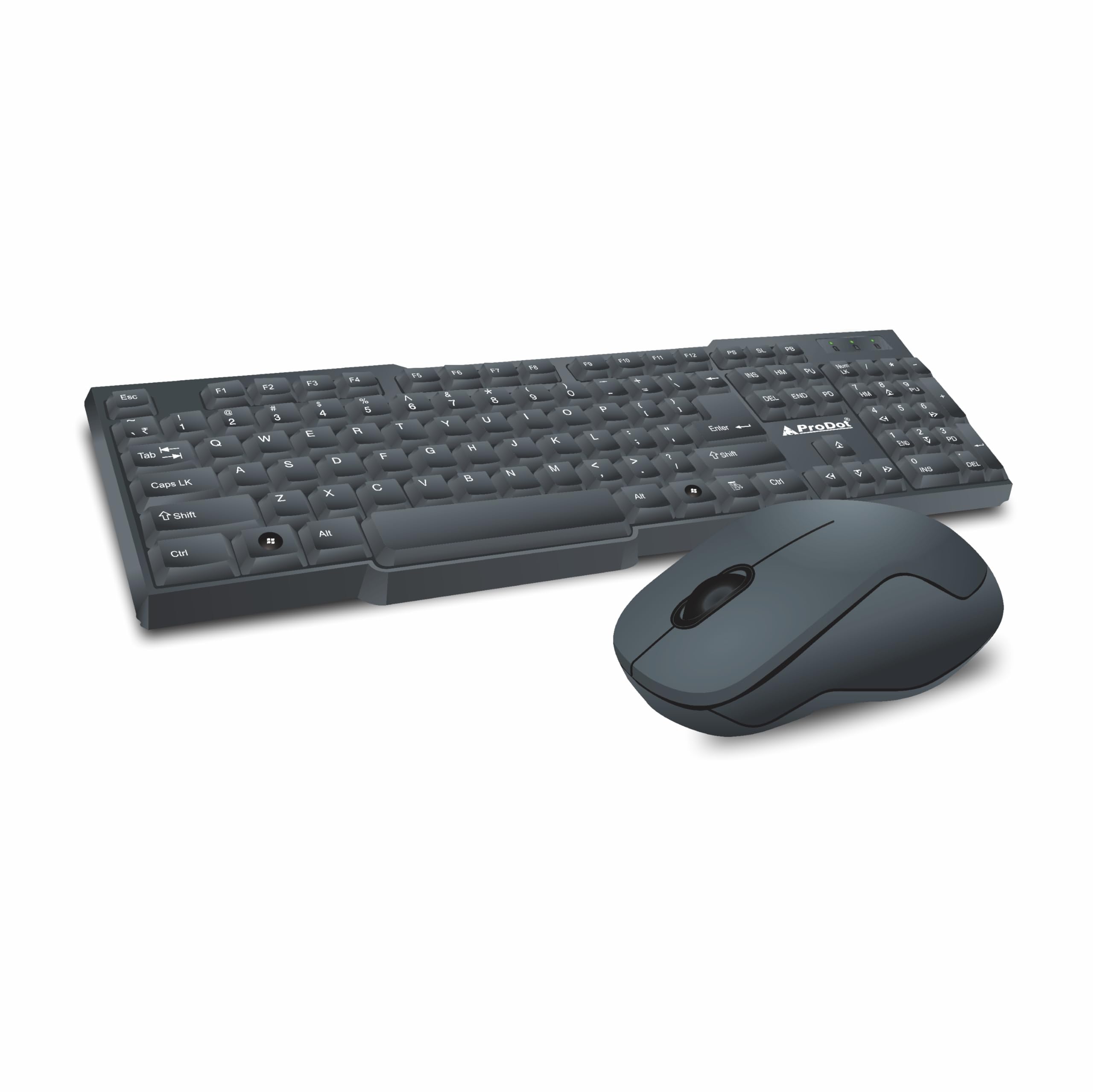 ProDot ProSeries Wired Keyboard Mouse Set I Plug & Play I High Resolution 1000 DPI I 10M Keystrokes I Spill Resistant I Ergonomic Design I 1.2m Cable I Works with Windows, iOS, Linux I 1 Year Warranty (B0DB2GQP94) Amazon Price History, Amazon Price Tracker